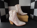 MI.IM Angel Rhinestone Western Ankle Boots – Silver Crystal (Size US Women's 7.5)