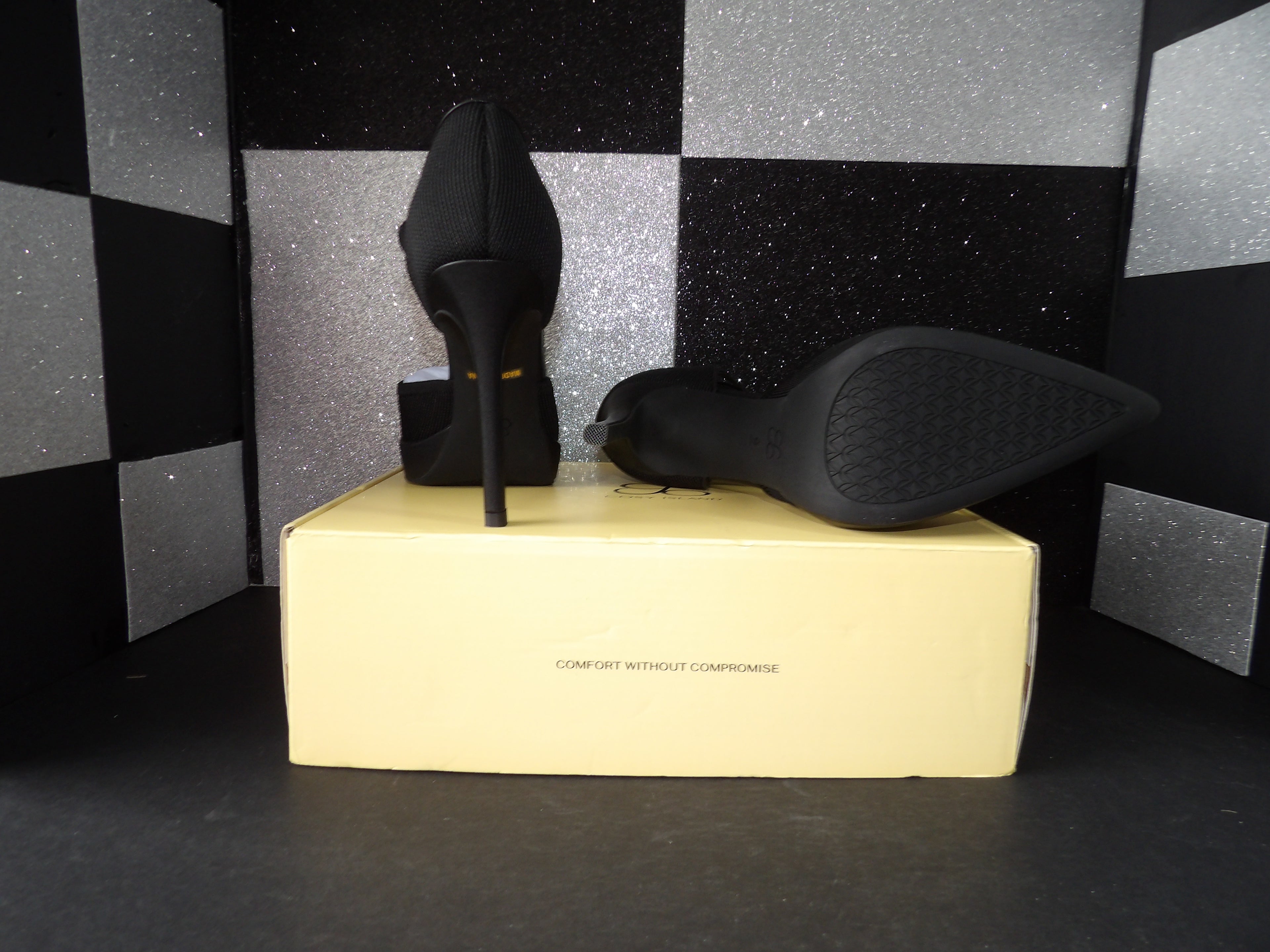 Cosy Island Heels- Black (US 9W)