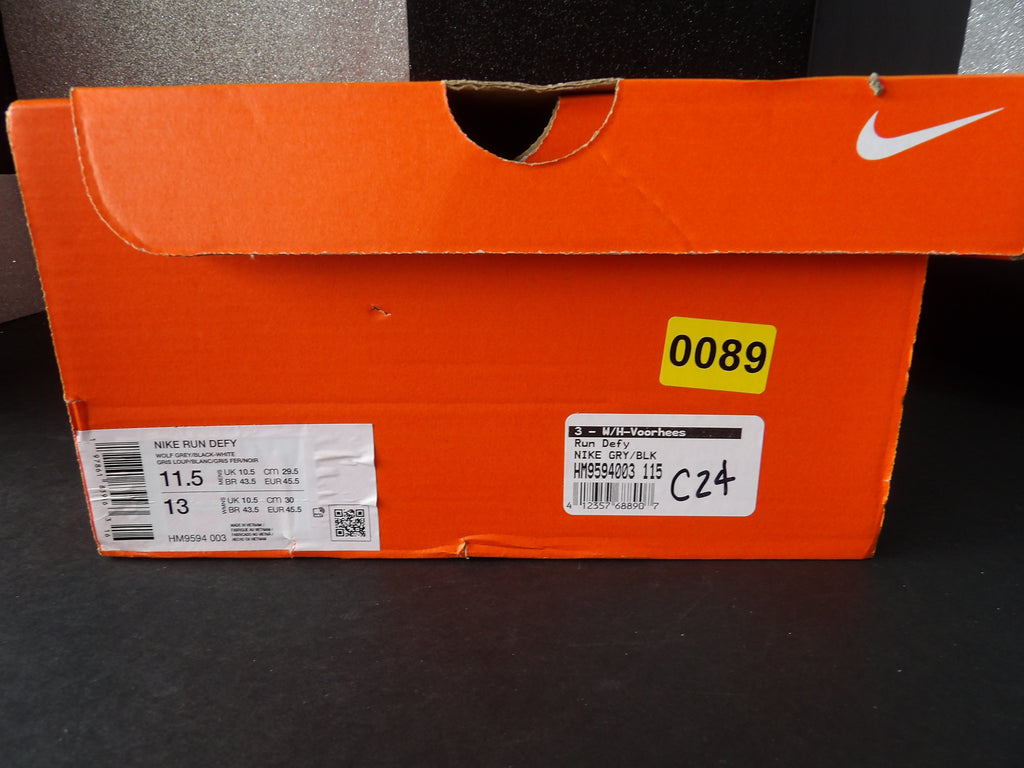 Nike Run Defy- Grey (US 11.5M 13W)