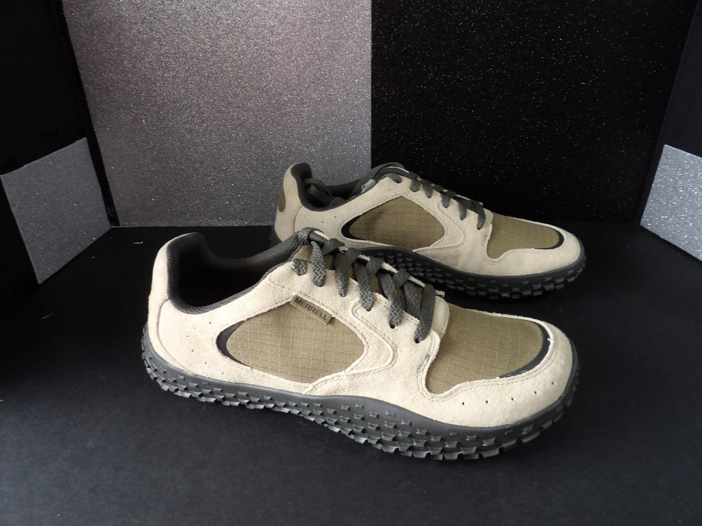 Merrell Wrapt Sneaker- Brown, Cream (US 8.5M)