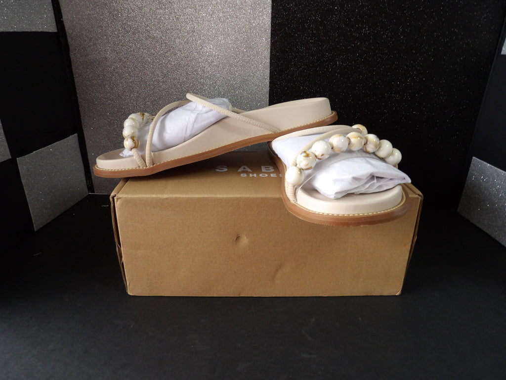 Sabo Indigo Sandals- Beige (US 9W)