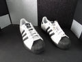 Adidas Superstar II- White, Black (Size US Men's 8.5, Women's 9.5)