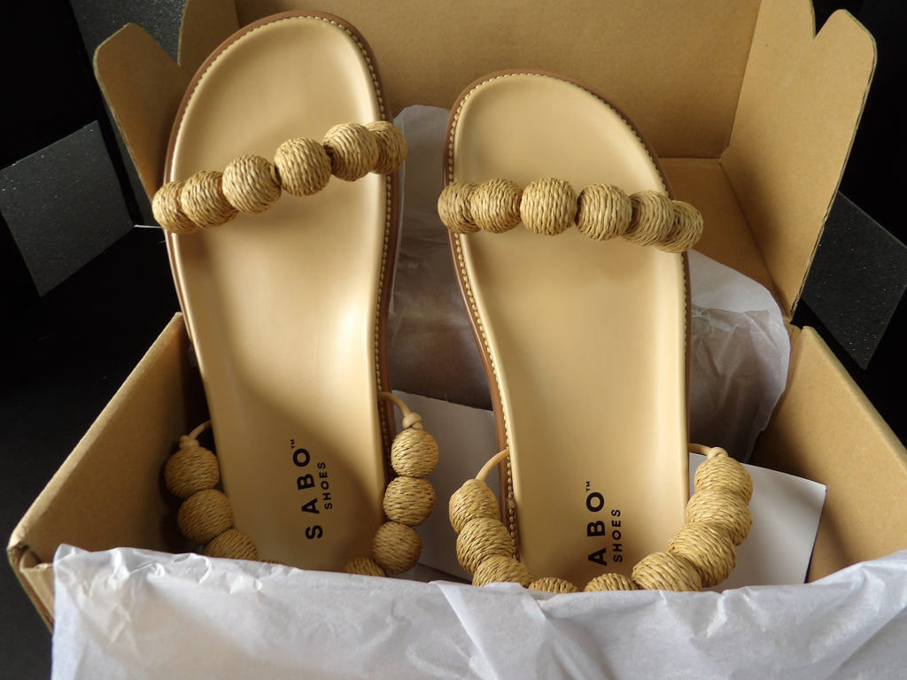 Sabo ZZuri sandals- Natural (US 9W)