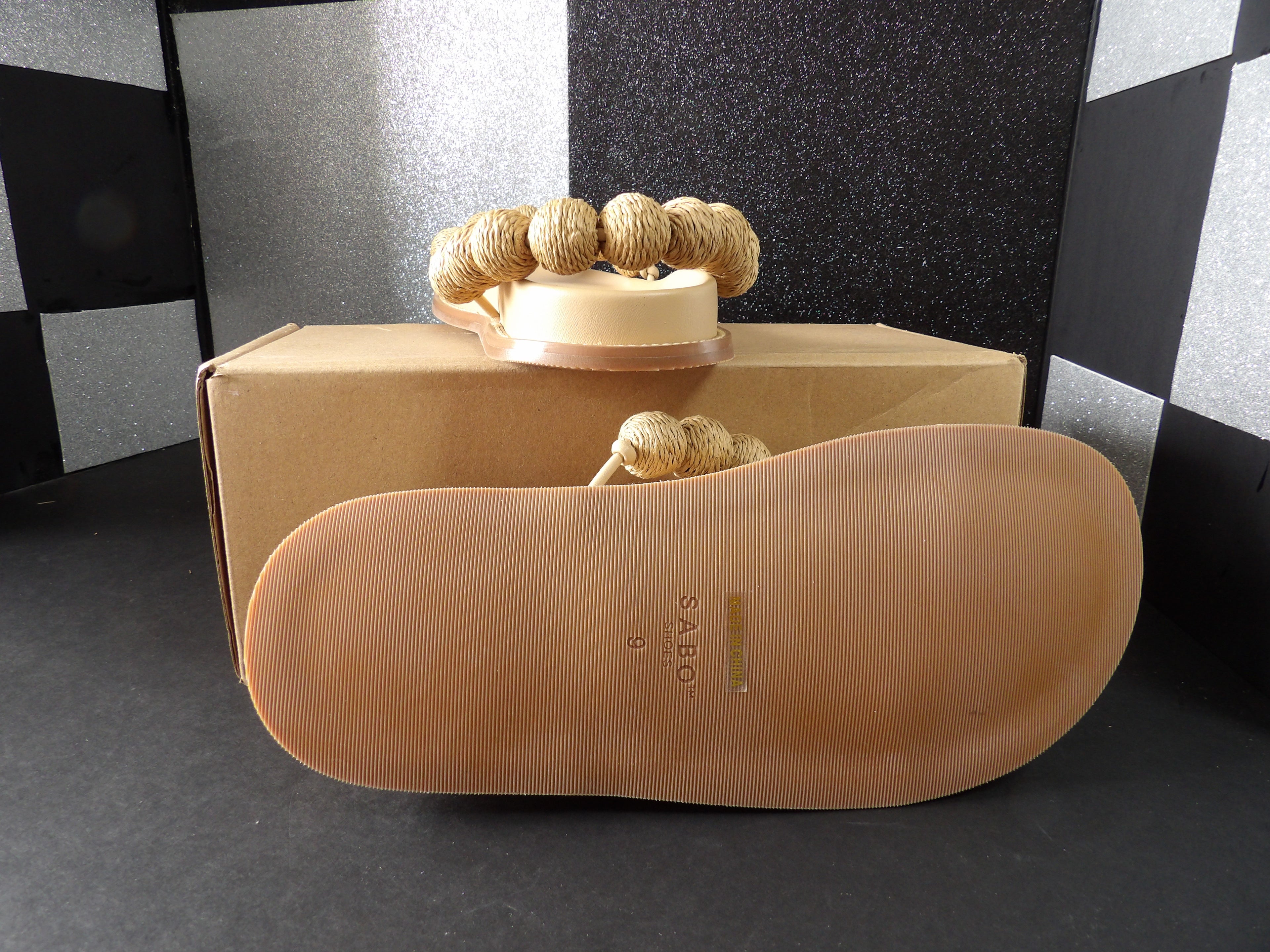 Sabo ZZuri sandals- Natural (US 9W)