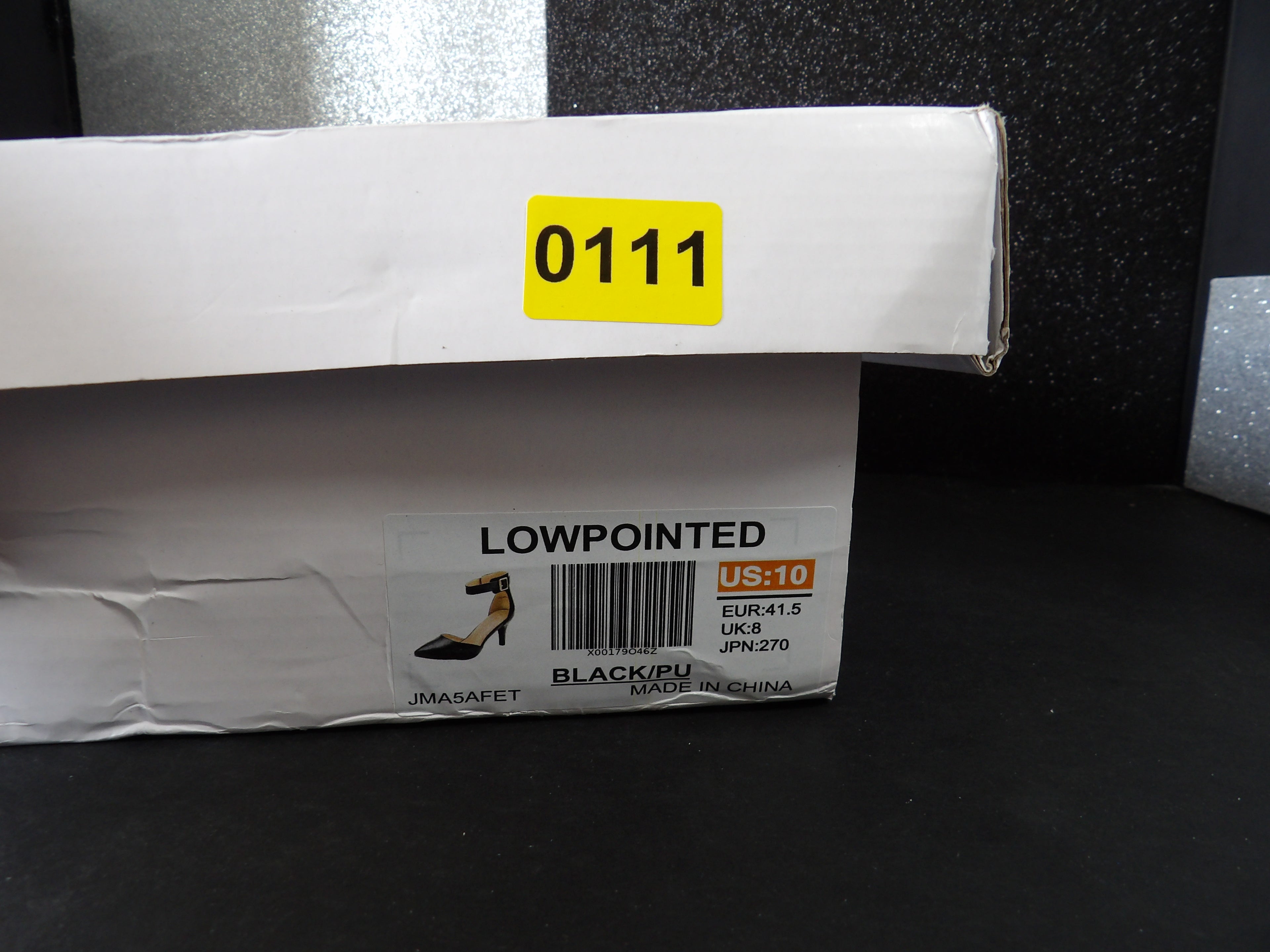Dreampairs Lowpointed Heels- Black(US 10W)