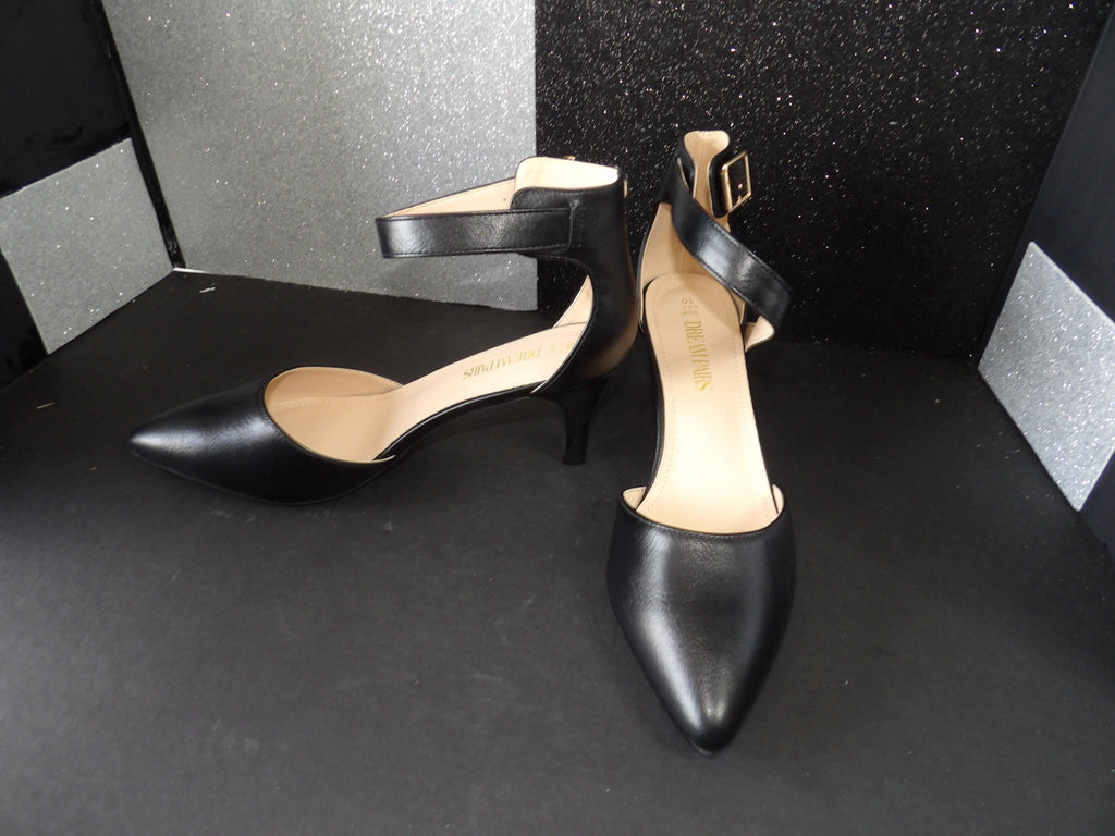 Dreampairs Lowpointed Heels- Black(US 10W)