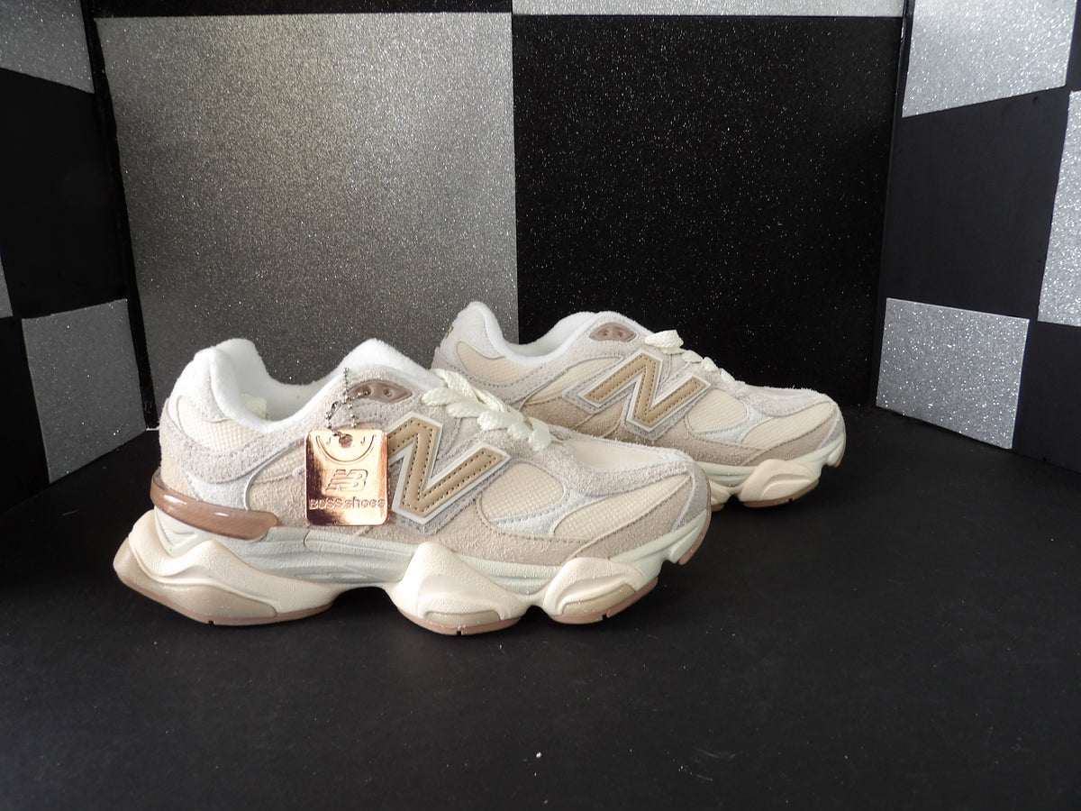 New Balance 9060 Lifestyle Mode de Vie- White/Tan (Size US Men's 4.5 / Women's 6)