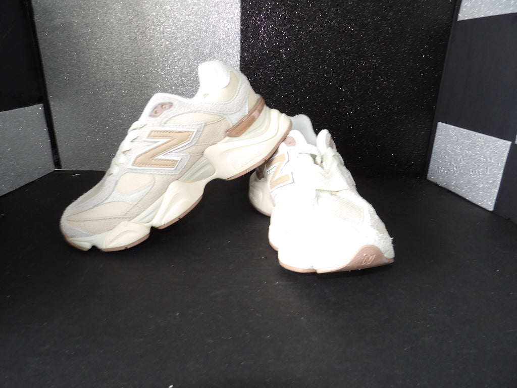 New Balance 9060 Lifestyle Mode de Vie- White/Tan (Size US Men's 4.5 / Women's 6)