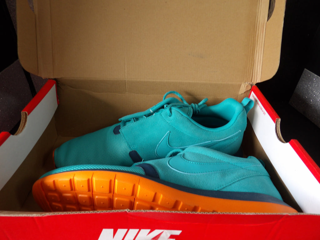 Nike Roshe Run - Turbo Blue/Orange (Size US Men's 11, Women's 12)
