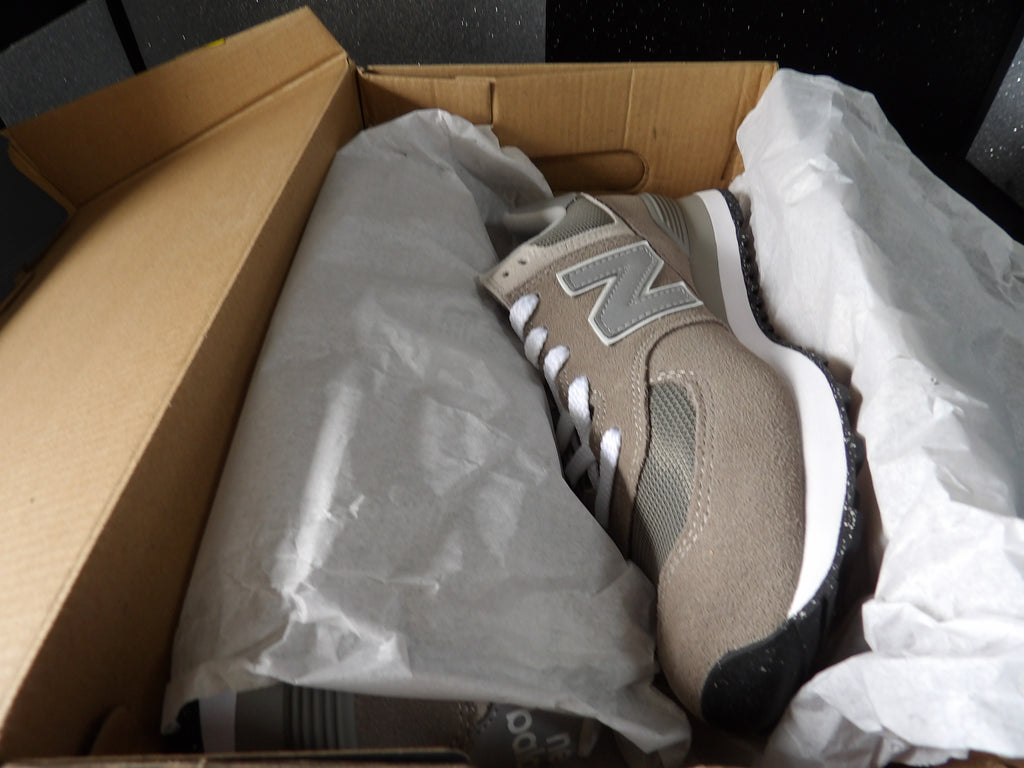New Balance 574 Core - Grey/White (Size US Women's 10, Men's 9)