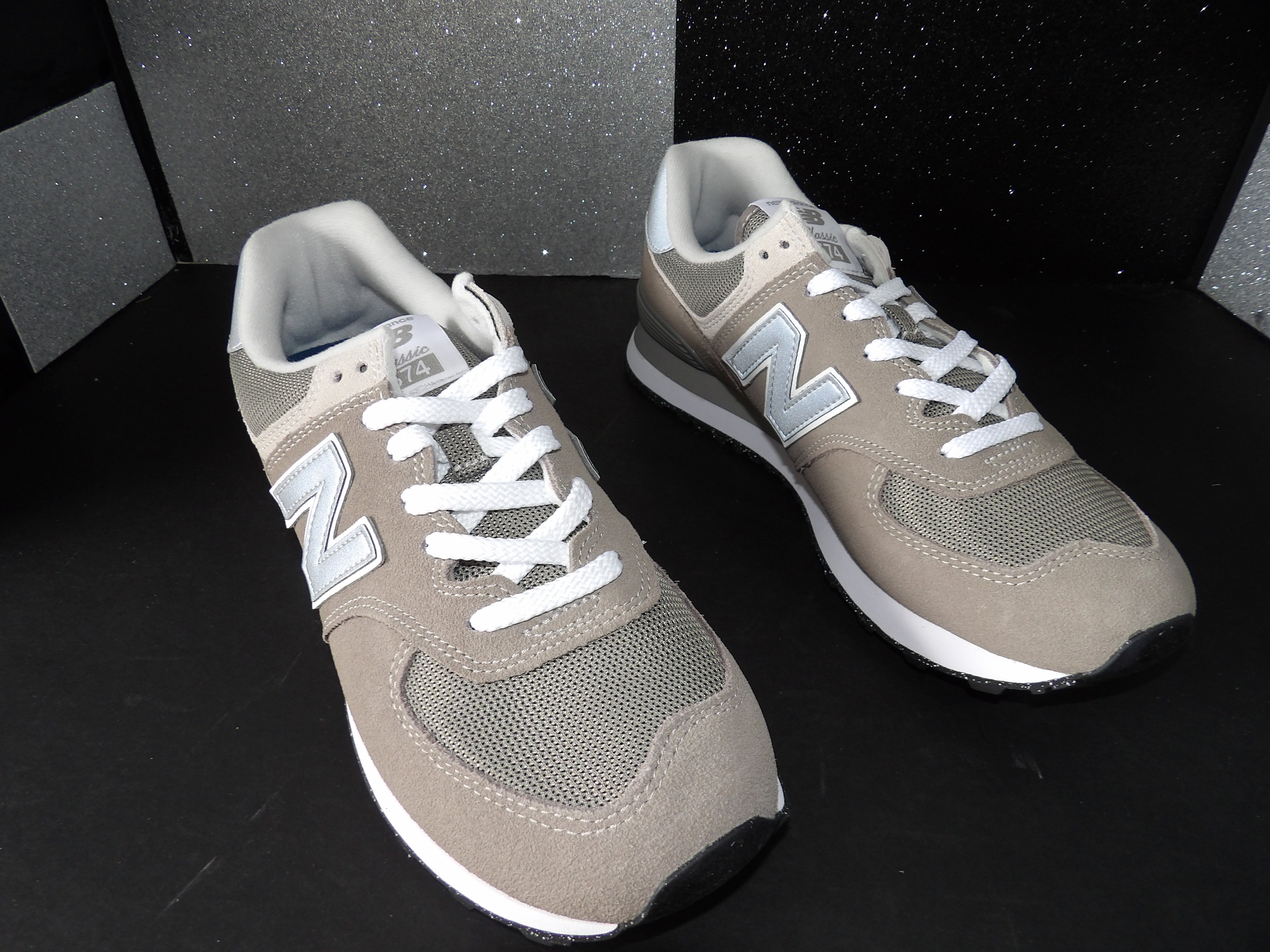 New Balance 574 Core - Grey/White (Size US Women's 10, Men's 9)