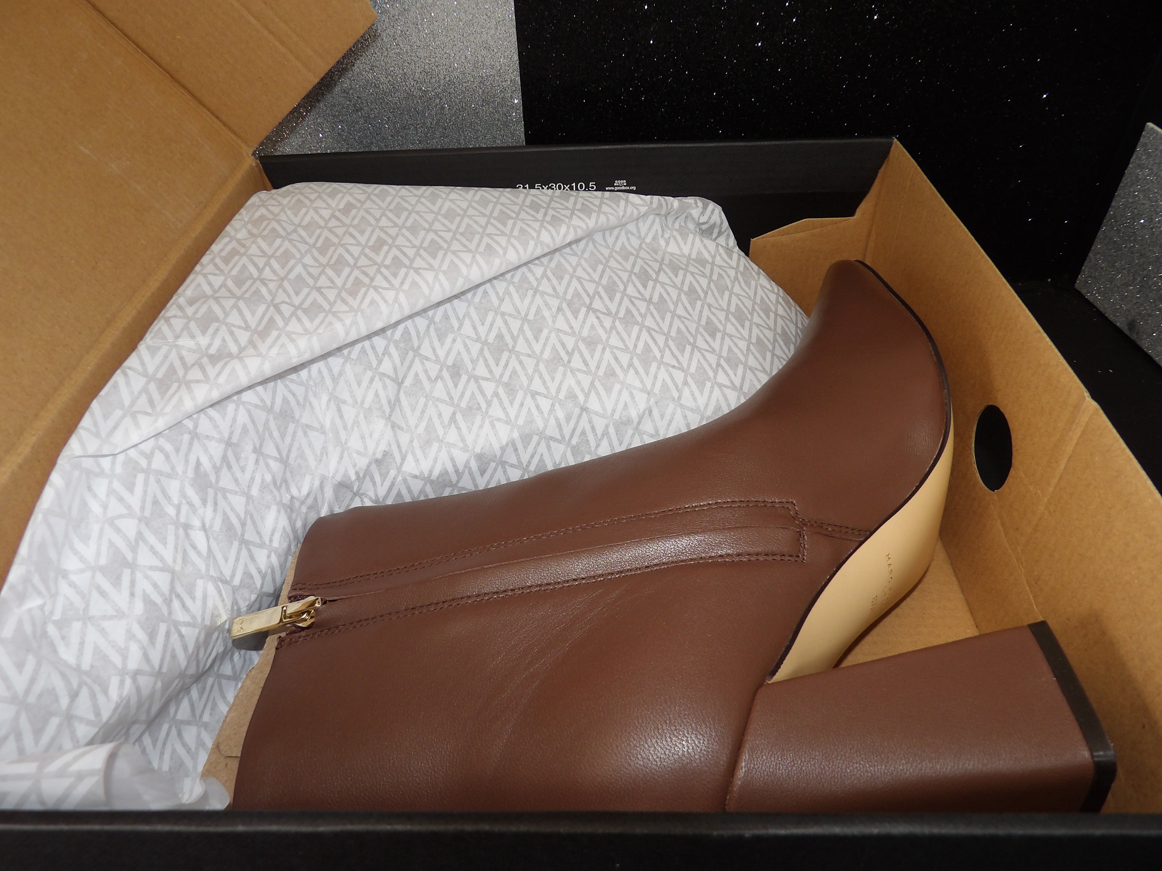 Marc Fisher Yanara Ankle Boots - Brown (Size US Women's 8.5)