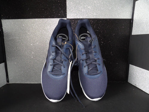 Adidas Cloudfoam Flex Running Shoes - Navy/White (Size US Men's 10)
