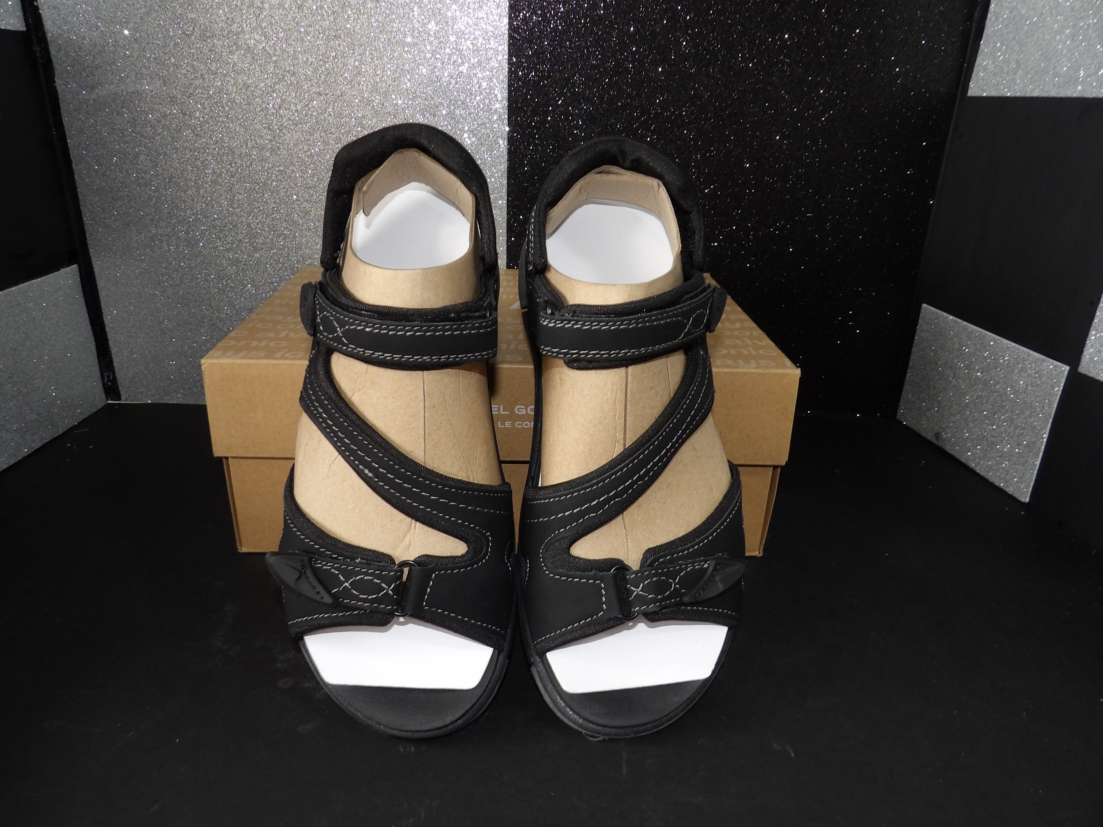 Dr. Scholl's Adelle Sport Sandals - Black (Size US Women's 7.5)