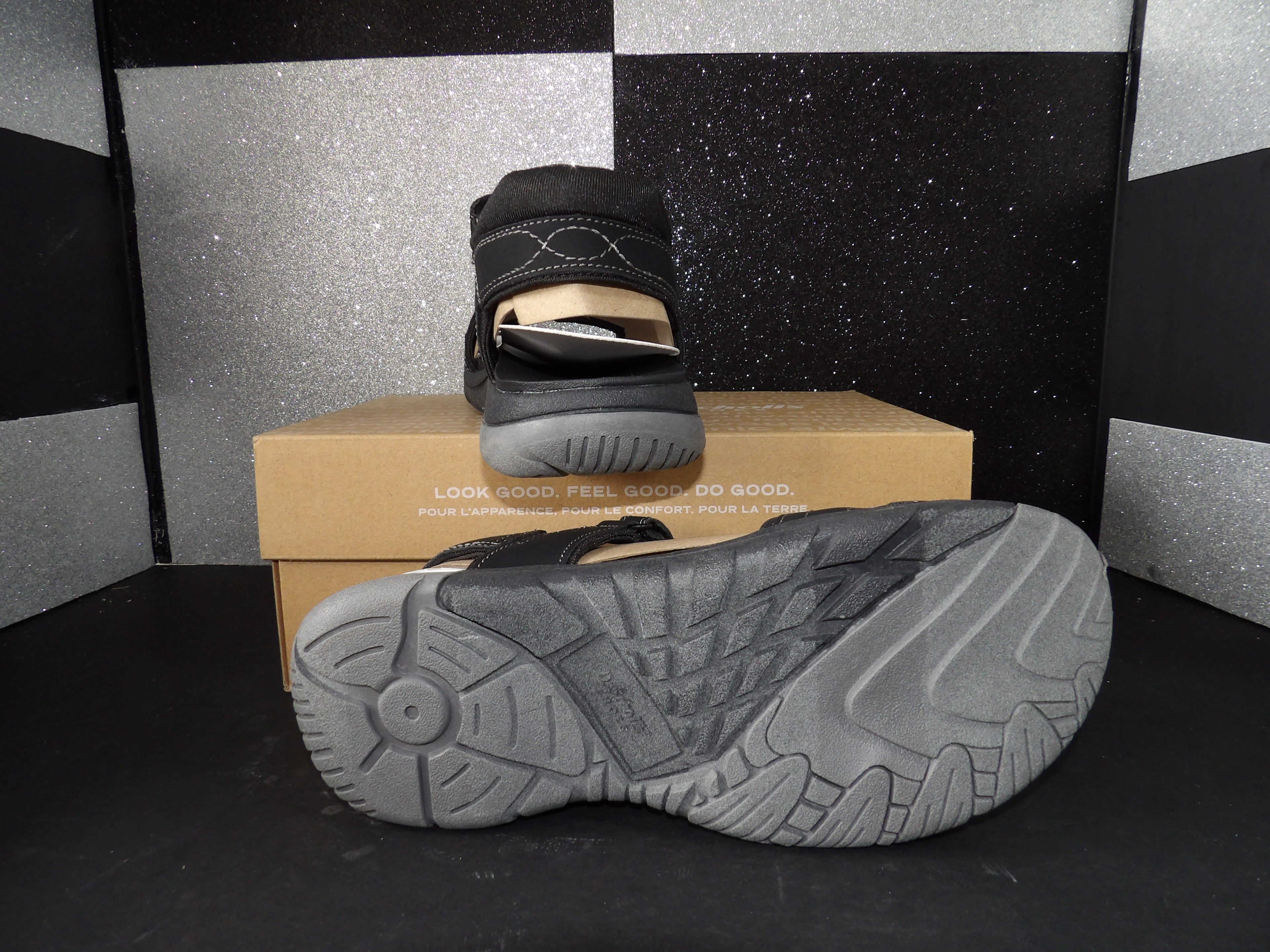 Dr. Scholl's Adelle Sport Sandals - Black (Size US Women's 7.5)
