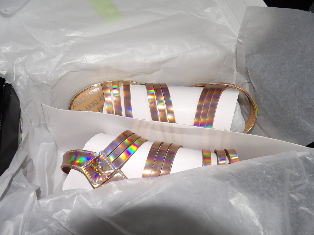 DKNY Cassie Denaris Sandals - Gold (Toddler Size US 1C)