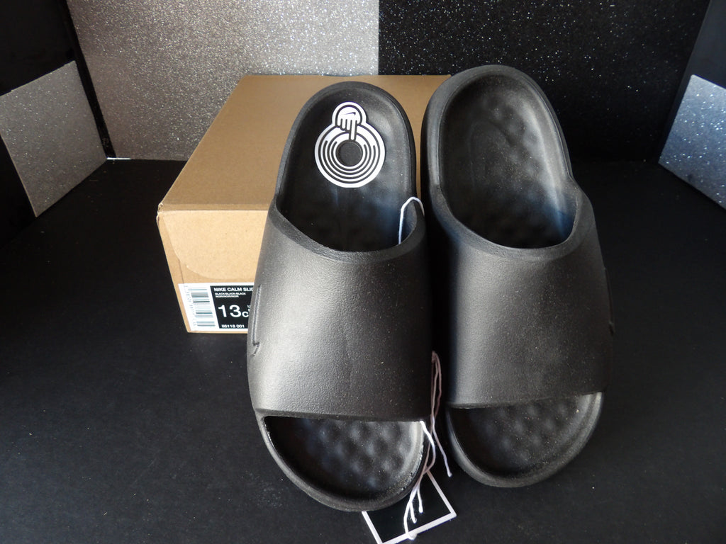 Nike Calm Slide 2.0 (PS) Slides - Black (Size US Kids 13C)