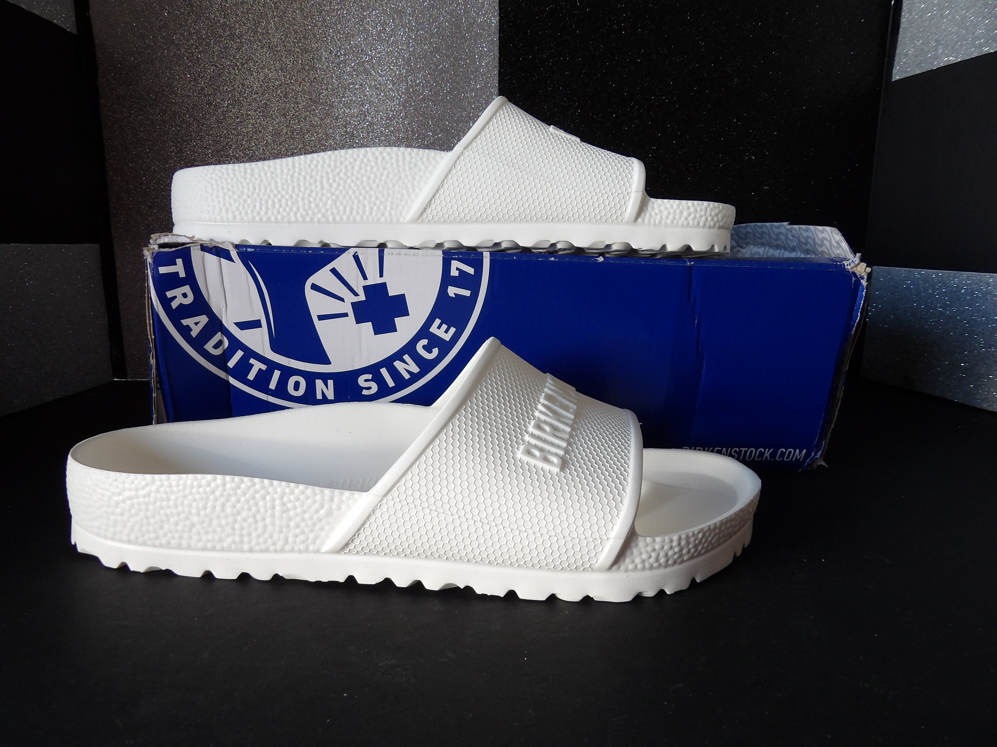 Birkenstock Barbados EVA Slide Sandals - White (Size Women's 8/Men's 6)