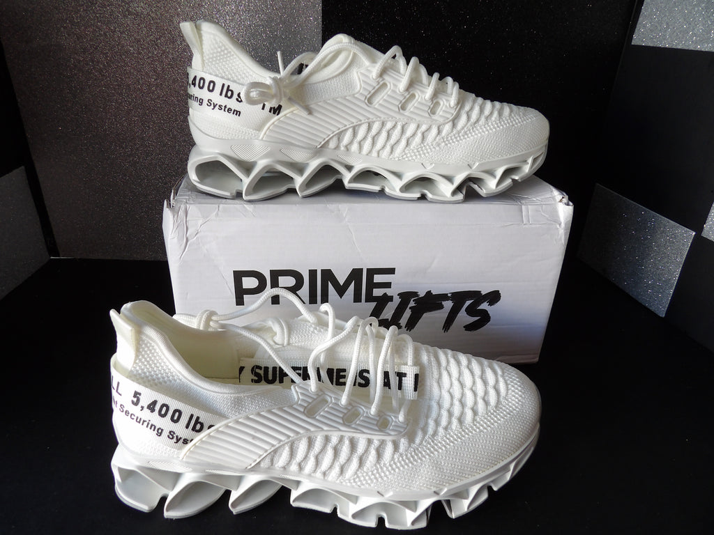Prime Lifts Sneakers- White TM (US Women's 9.5)