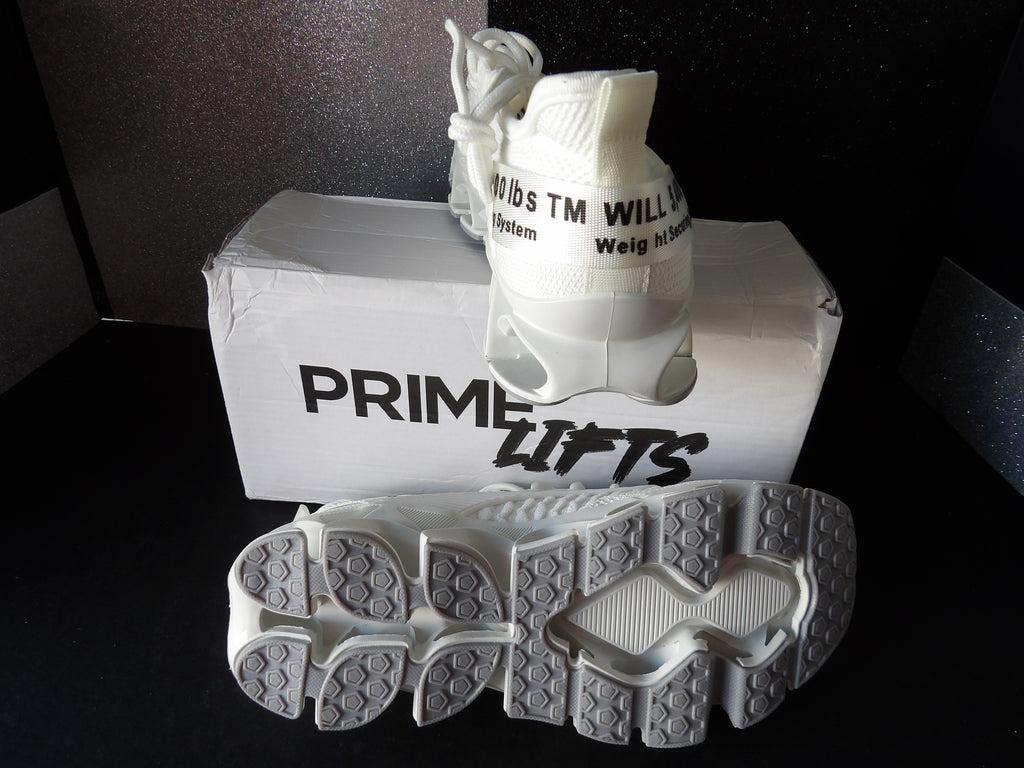 Prime Lifts Sneakers- White TM (US Women's 9.5)