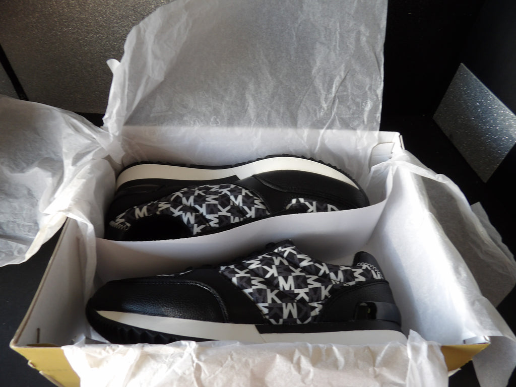 Michael Kors Ansi Quilted Trainer- Black (US Men's 7.5)