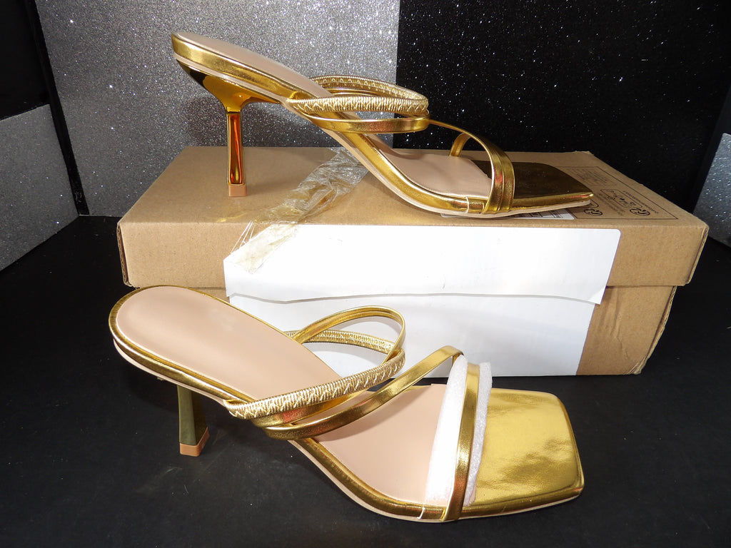 Halshun Shoe Factory Heels - Gold (US Women's 5)