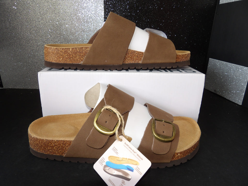 Dream Pairs Sandals- Brown (US Women's 7.5)