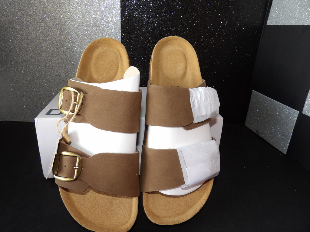 Dream Pairs Sandals- Brown (US Women's 7.5)