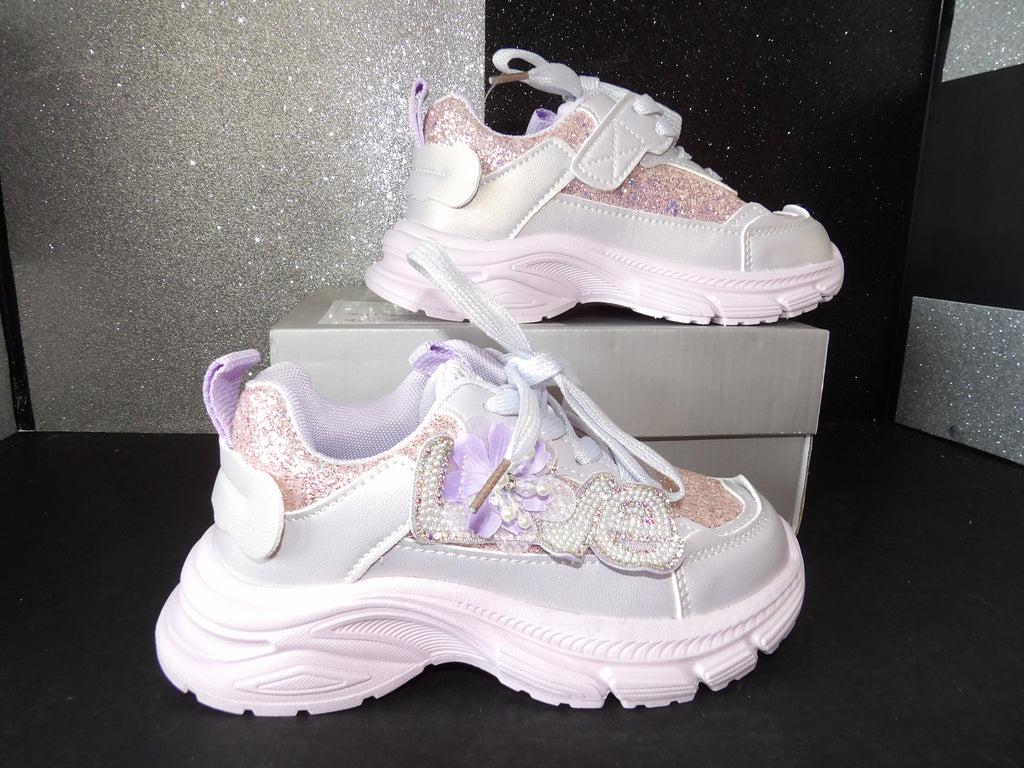 Youth Sneakers- Pink (US Youth 11)