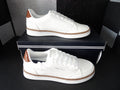 Nautica Jaro Sneakers - White/Brown Casual Lace-Up (Size US Men's 7.5)