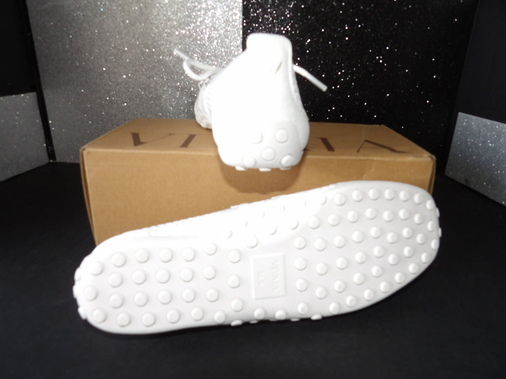 VIVAIA Cecily Knit Ballet Flats - White (Women's US 6)