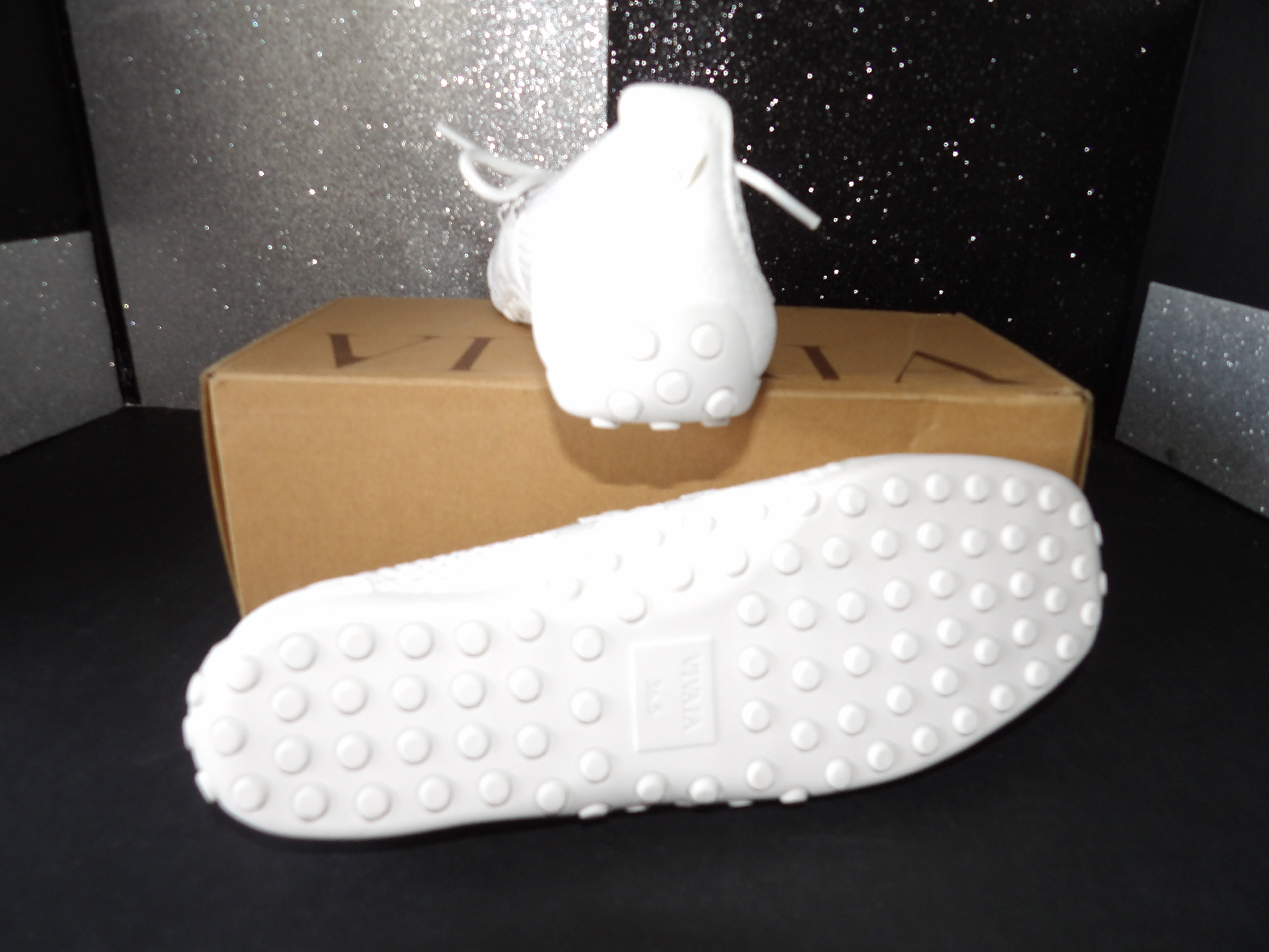 VIVAIA Cecily Knit Ballet Flats - White (Women's US 6)