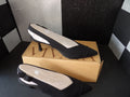 VIVAIA Addison Knit Slingback Kitten Heels - Black (Women's US 10.5)