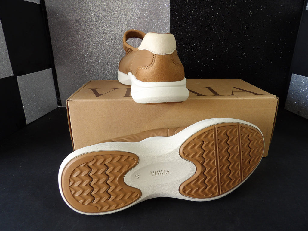 VIVAIA Ivee Mary Jane Sneaker Flats - Chestnut Brown (Women's US Size 6.5)