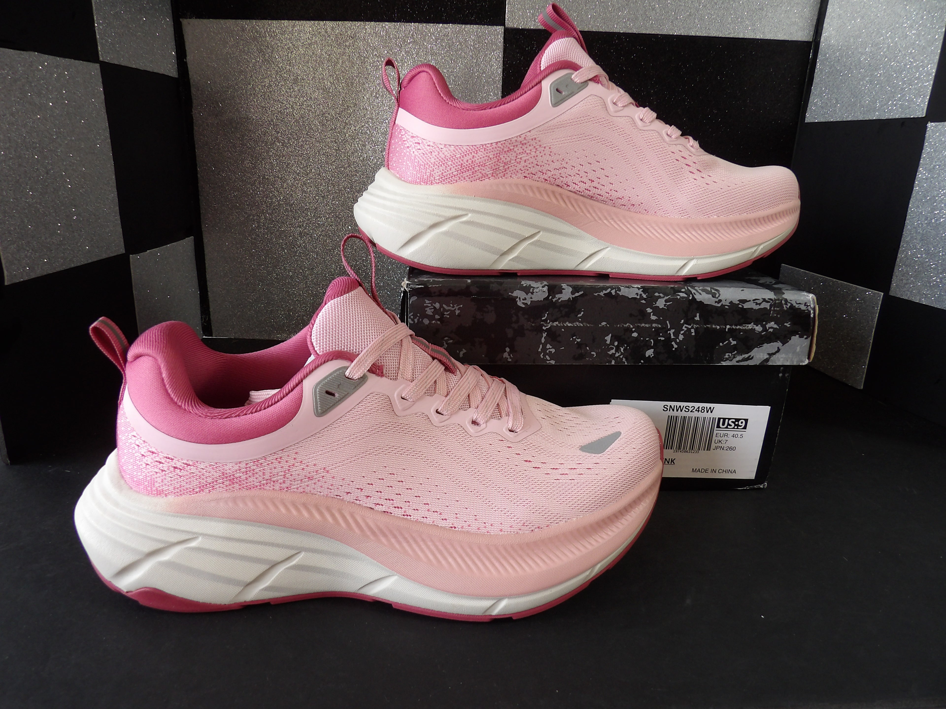 NORTIV 8 Cushioned Running Shoes – Pink (Women's US Size 9)