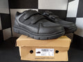 FitVille EasyTop Duo Strap V3 Walking Shoes – Jet Black (Men's US Size 13)