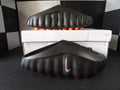 Nike MIND 001 Recovery Slides – Black/Hyper Crimson (Men's US Size 8.5)