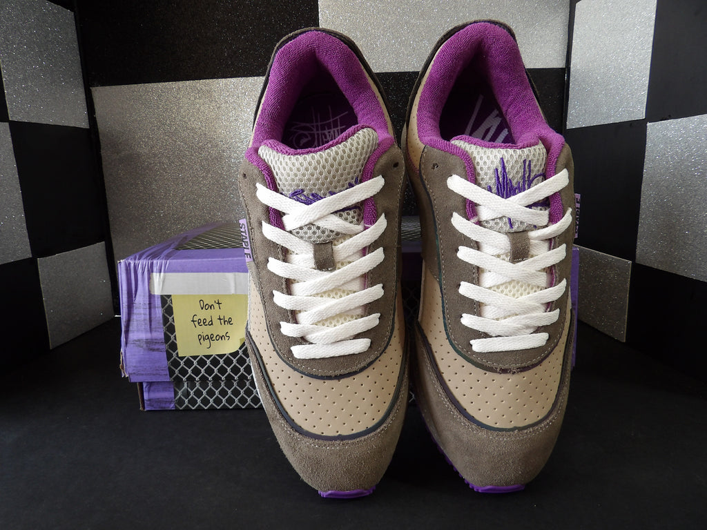 Mache x Staple Pigeon Runner Sneakers – Taupe/Purple (Men's US Size 9)