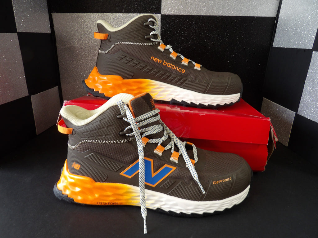 New Balance Fresh Foam Cremorne Mid Hiking Shoes/Trail Boots – Black/Orange (Men's  10)
