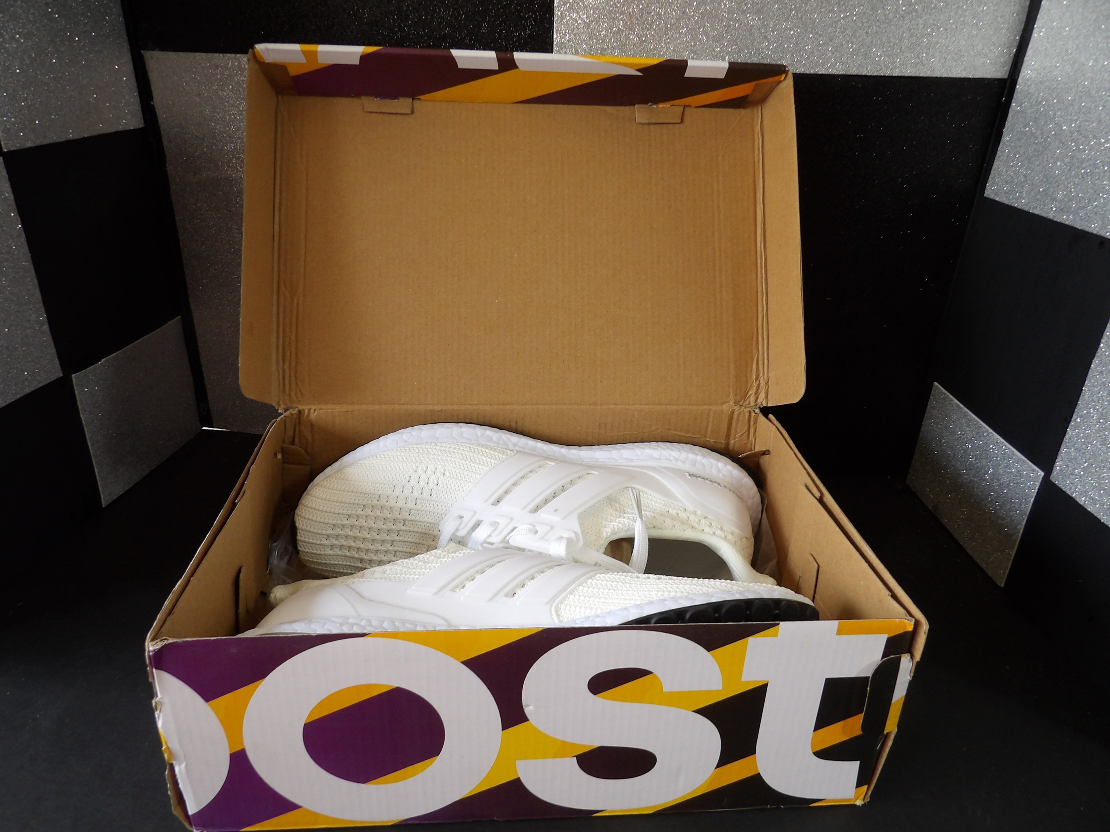 Adidas Ultraboost DNA 1.0 Triple White Running Shoes – (Size US Men's 9.5, Women's 11)