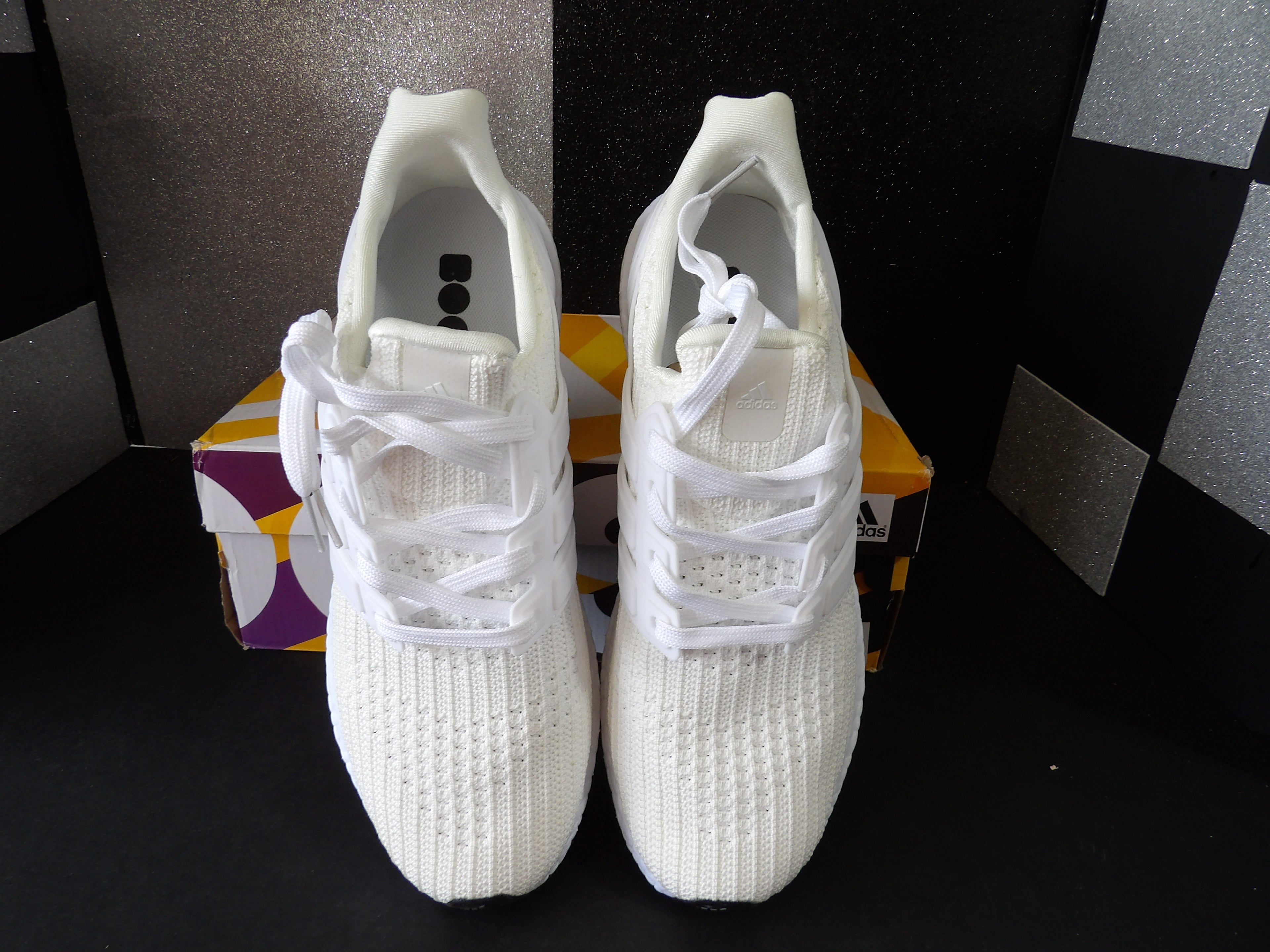 Adidas Ultraboost DNA 1.0 Triple White Running Shoes – (Size US Men's 9.5, Women's 11)