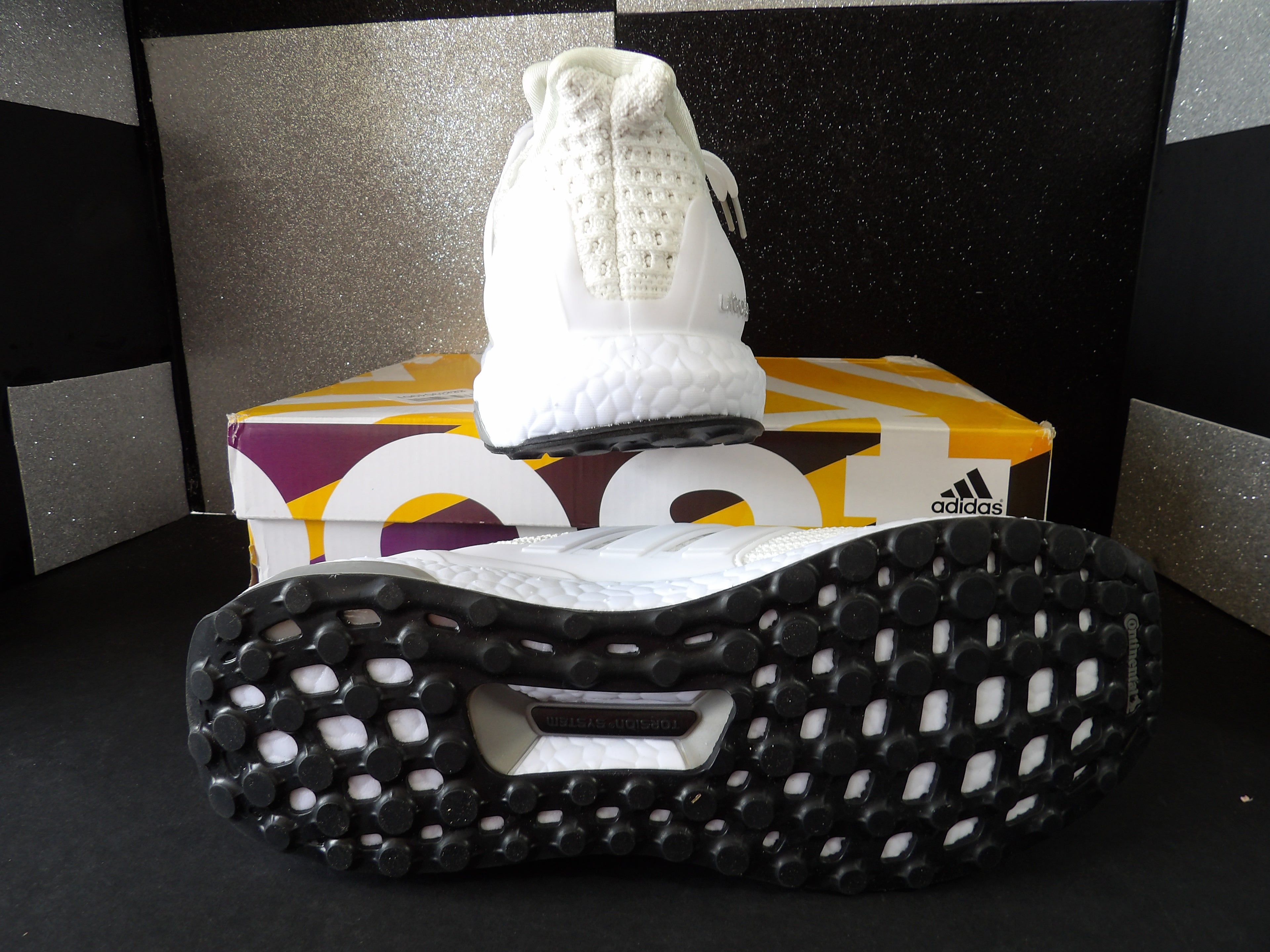 Adidas Ultraboost DNA 1.0 Triple White Running Shoes – (Size US Men's 9.5, Women's 11)