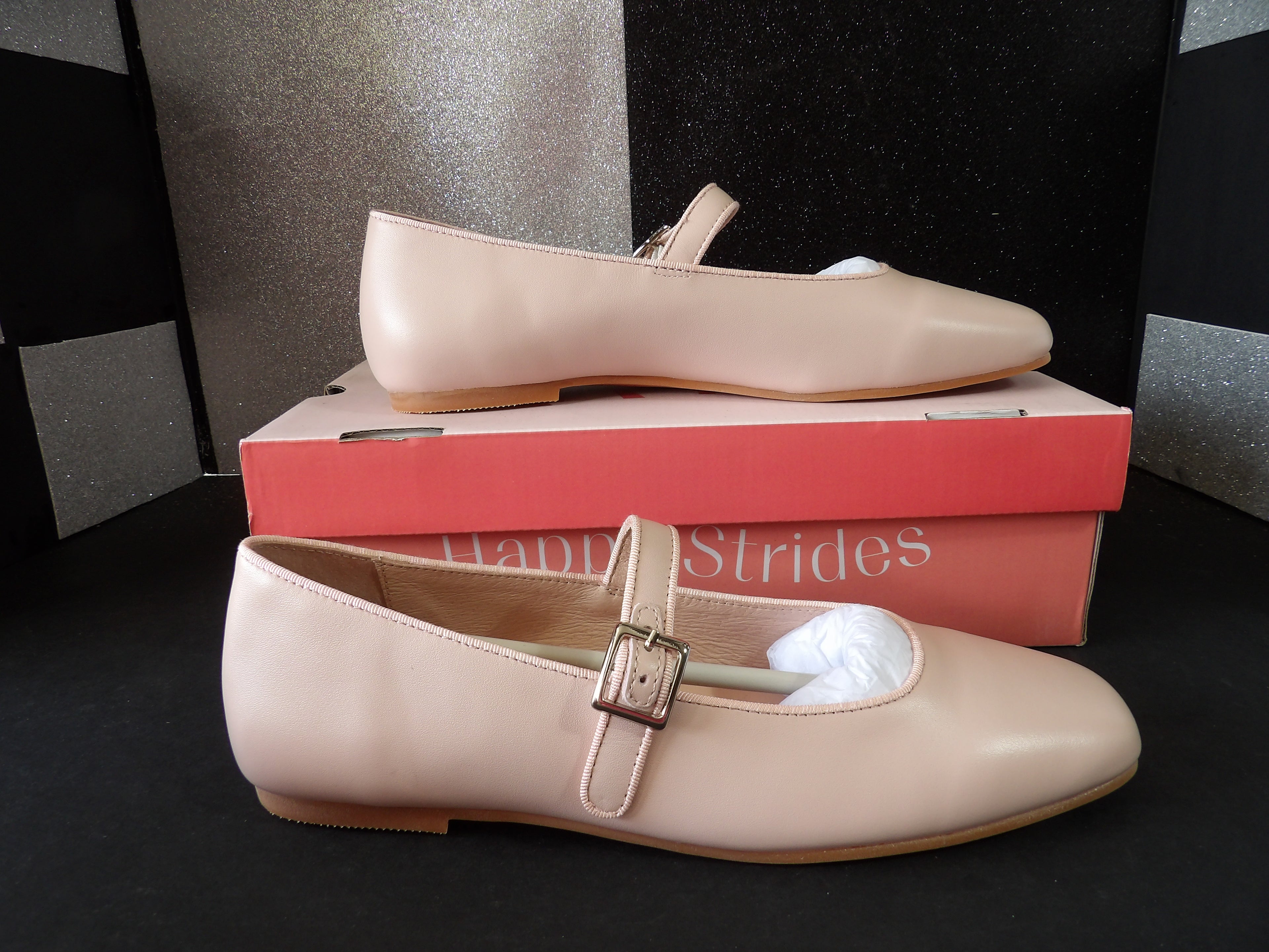 Skipp Model P Mary Jane Flats – Mauve (Size US Girls 4.5)