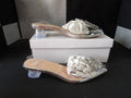 Rhinestone Clear Heel Sandals – Silver/Clear (Size US Women's 5.5)
