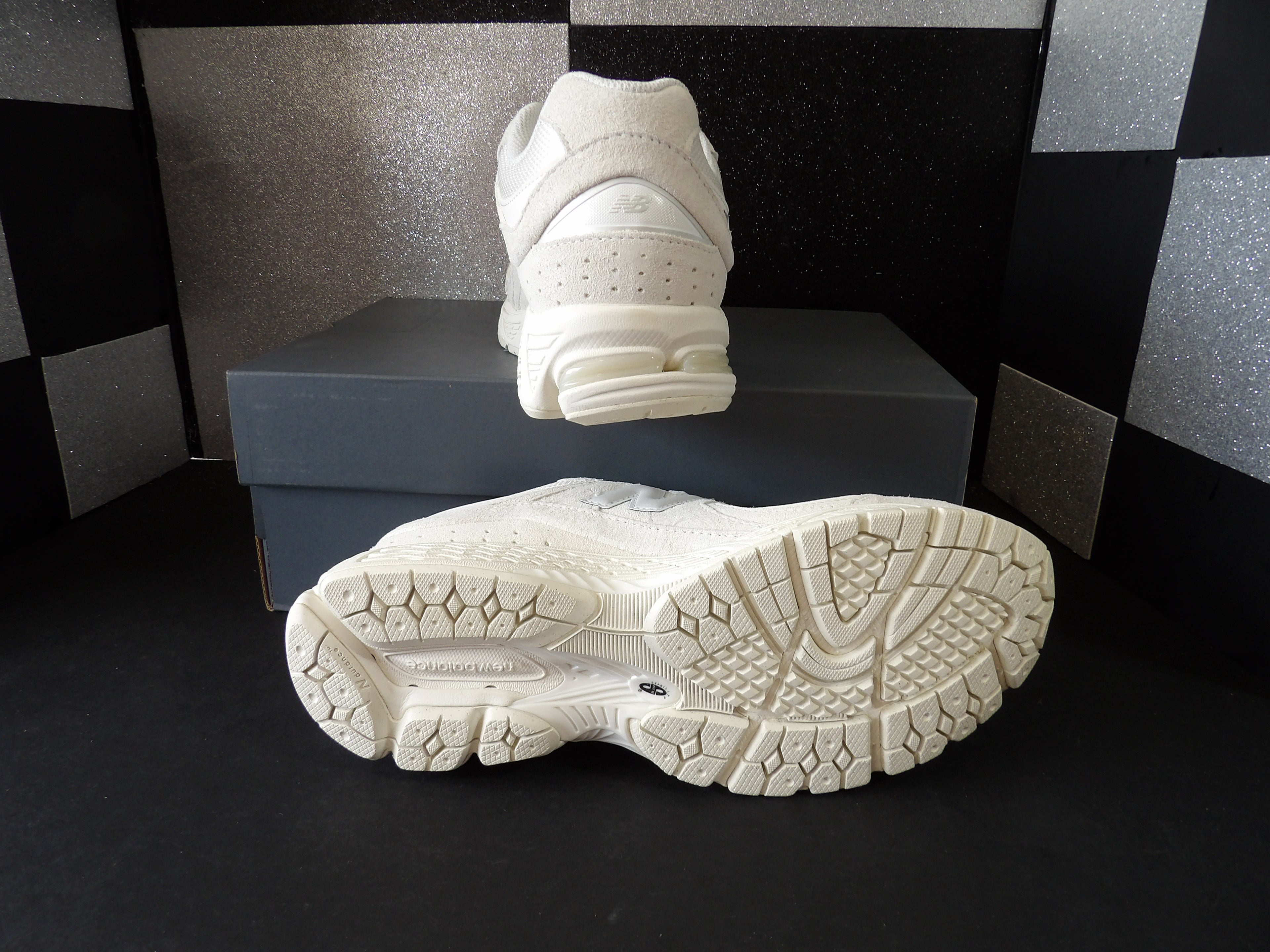 New Balance 2002R Lifestyle Sneakers – Triple White (Size US Men's 9.5 / Women's 11)