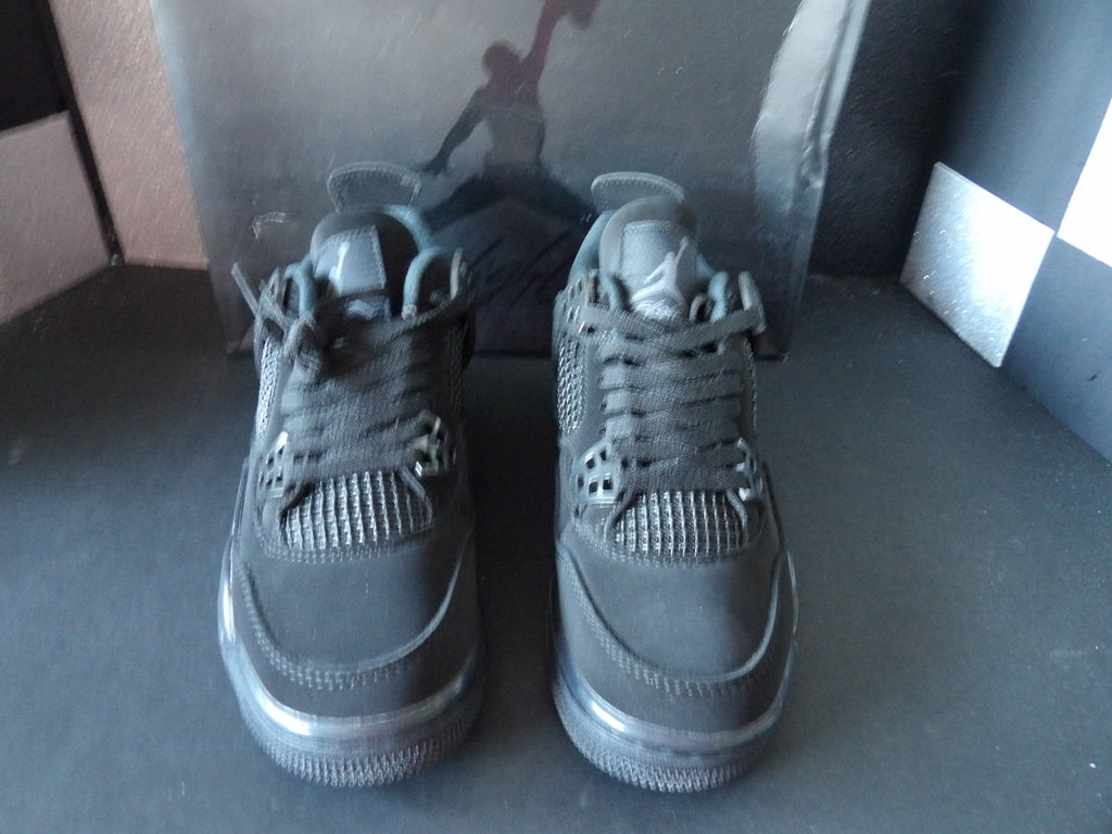 Air Jordan 4 Retro "Black Cat" – Black (Size US Youth 6.5Y, Women's 8)
