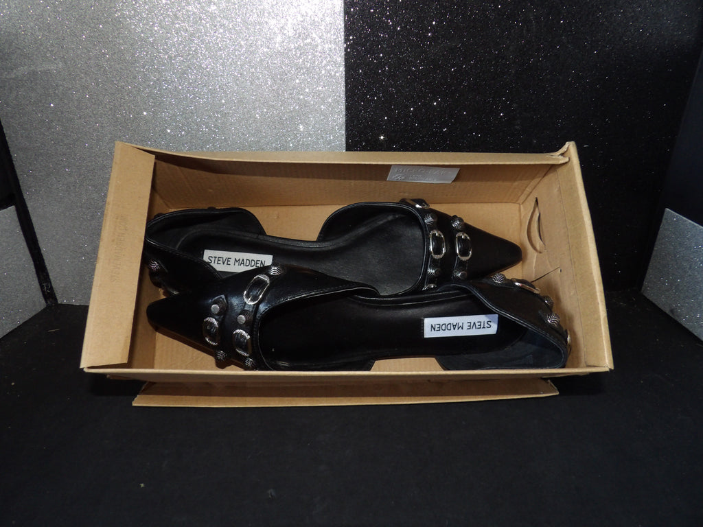 Steve Madden Dalia Slingback Flats – Black (Size US Women's 9)