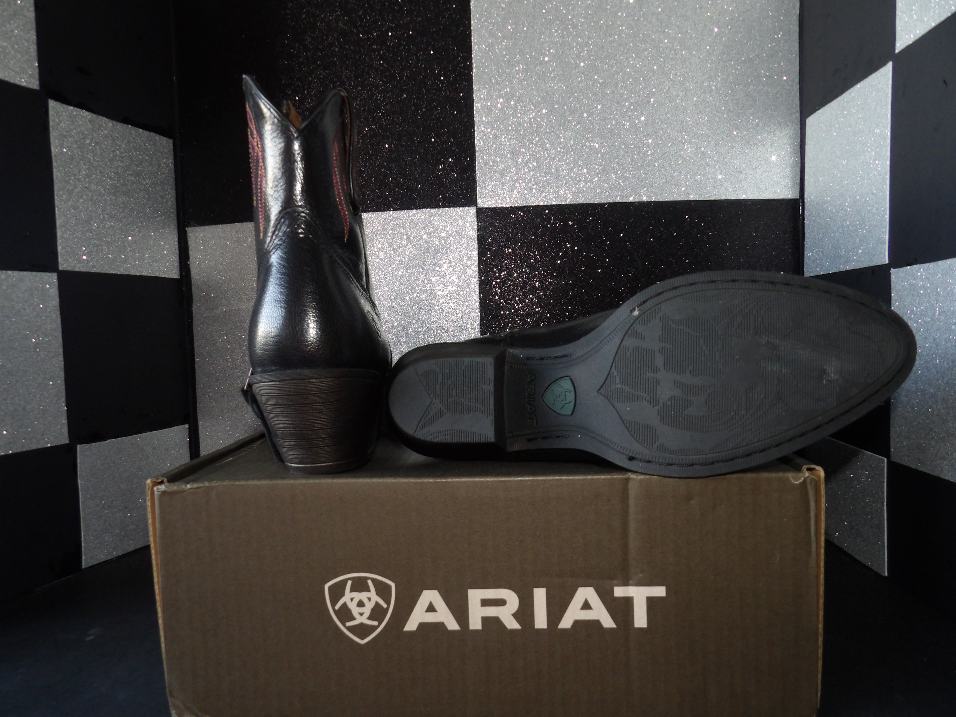 Ariat Darlin Western Boots – Old Black (Size US Women's 10)