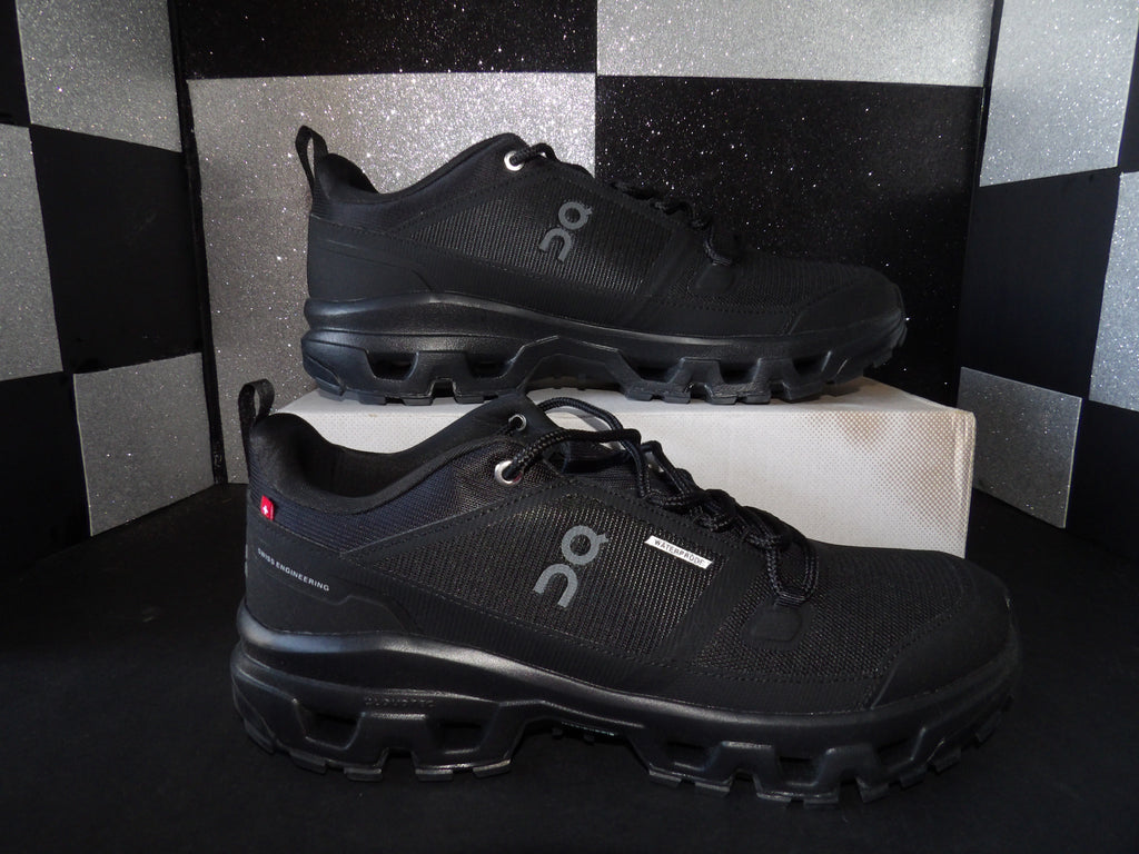 On Cloudrock Low Waterproof (WP) – Black (Size US Men's 11)