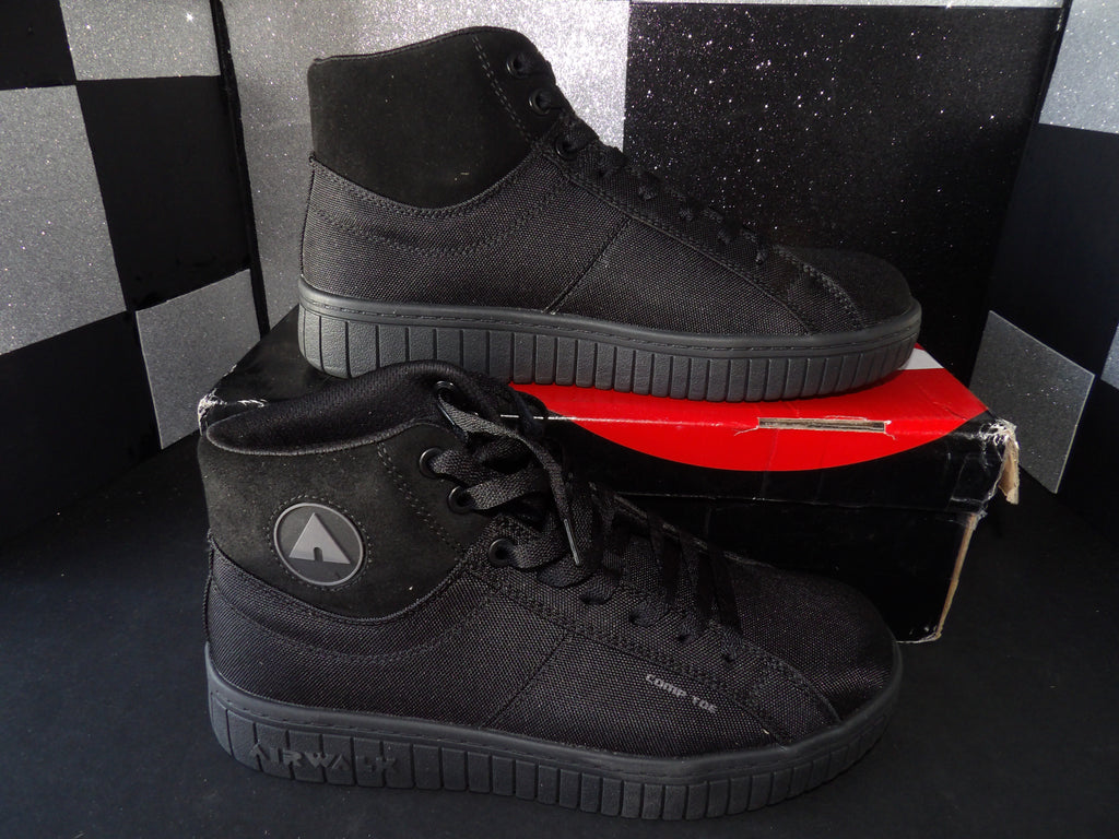 Airwalk Deuce Mid Canvas Sneakers – Black (Size US Men's 9.5)